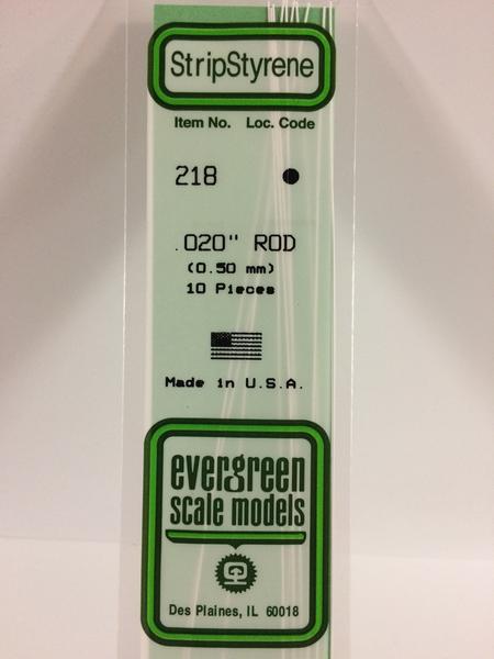 0.020 ROD EVERGREEN (10)