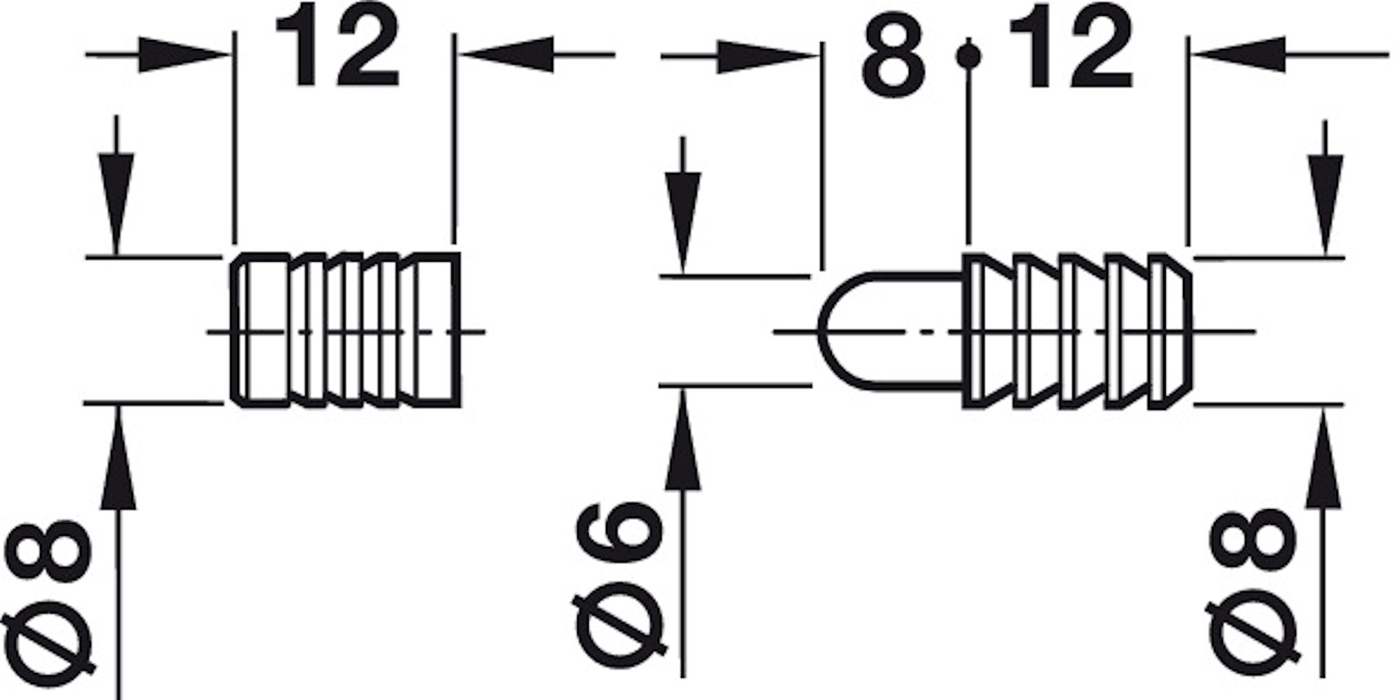 Chrome Alignment Dowel